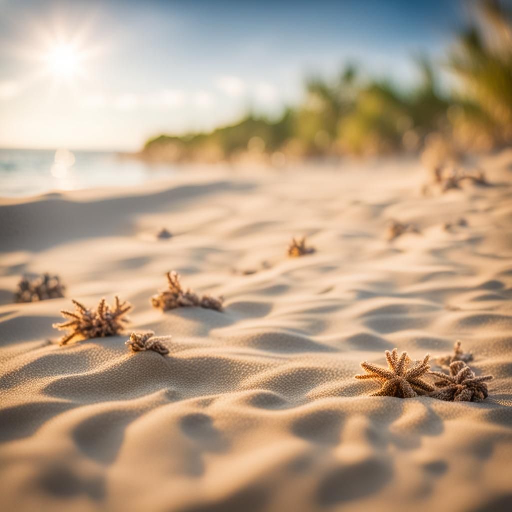 Beautiful Deserted Sandy Beach