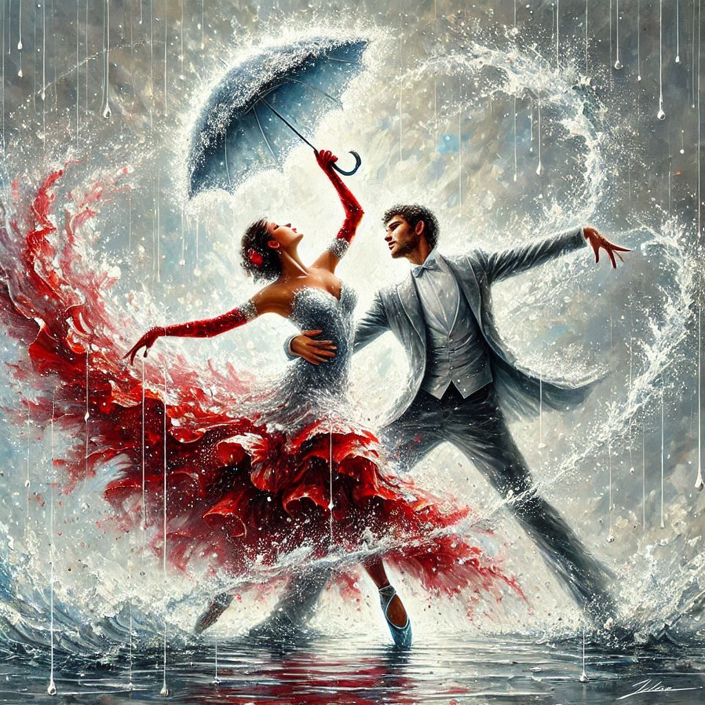 Dancing in the rain