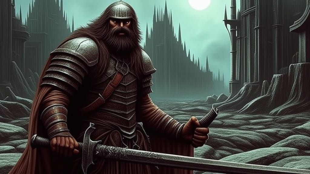  <lora:FantaScapes Flux:1.0>warrior