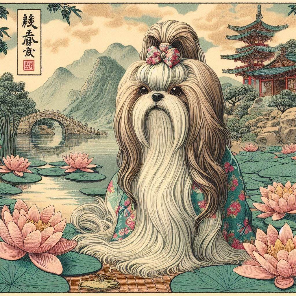 Ukiyo-e Shih Tzu II