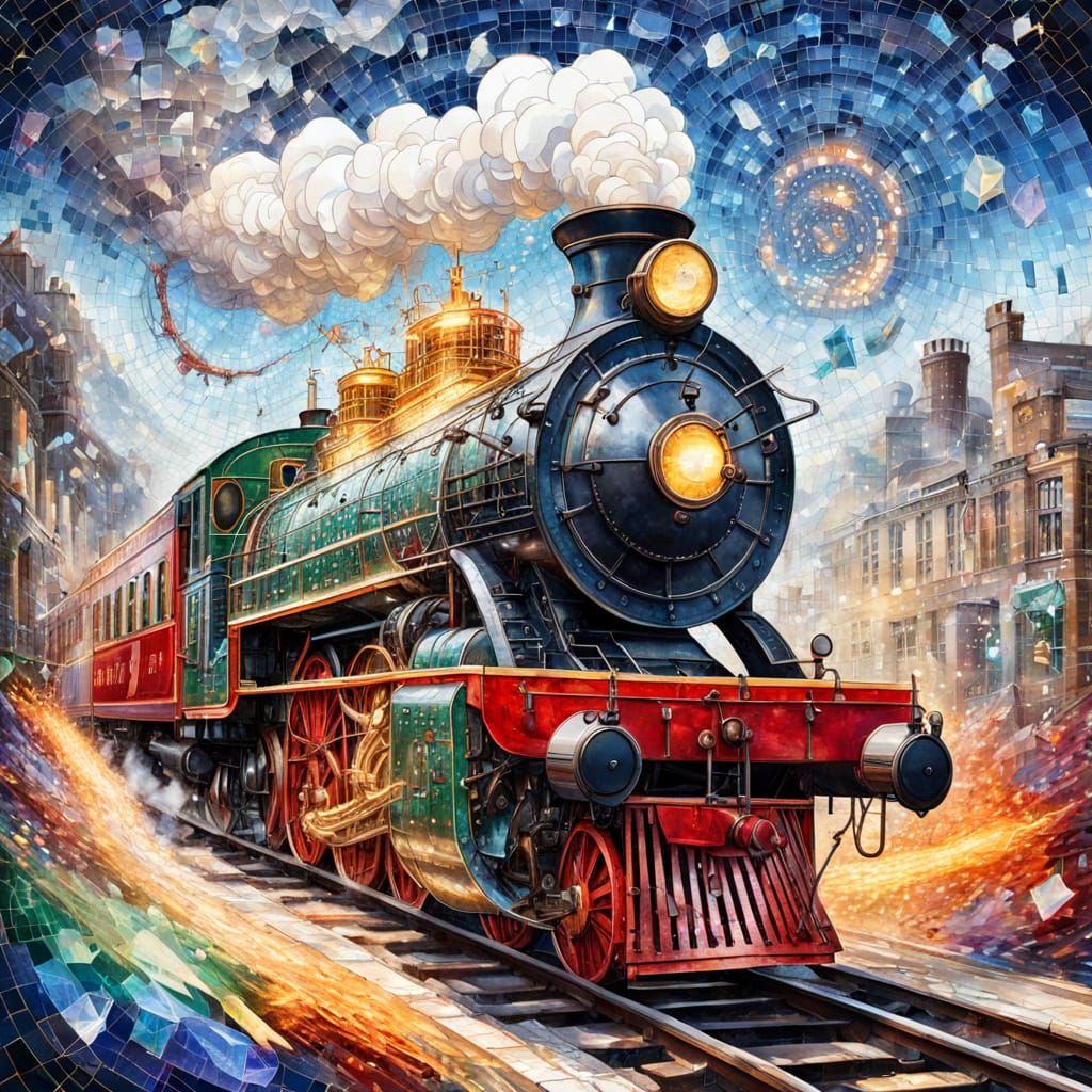 Fantastical fantasy train  by @TravellerUK