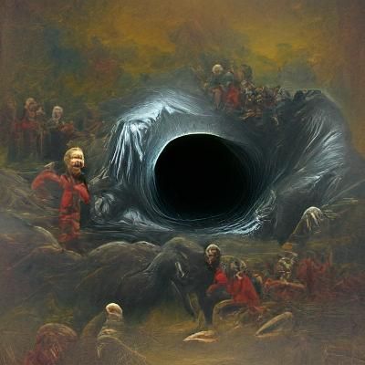Giant black hole