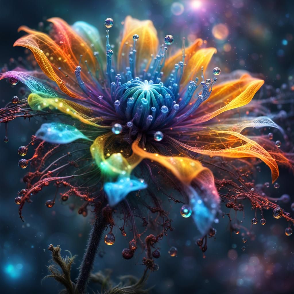 colorful flower   by @photon