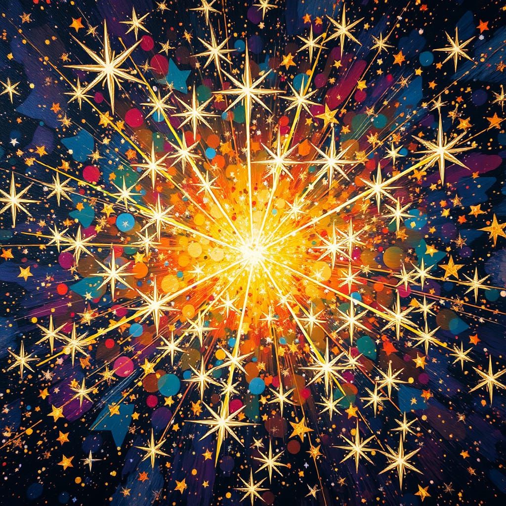 Ethereal Celestial Showcase in Vibrant Colors