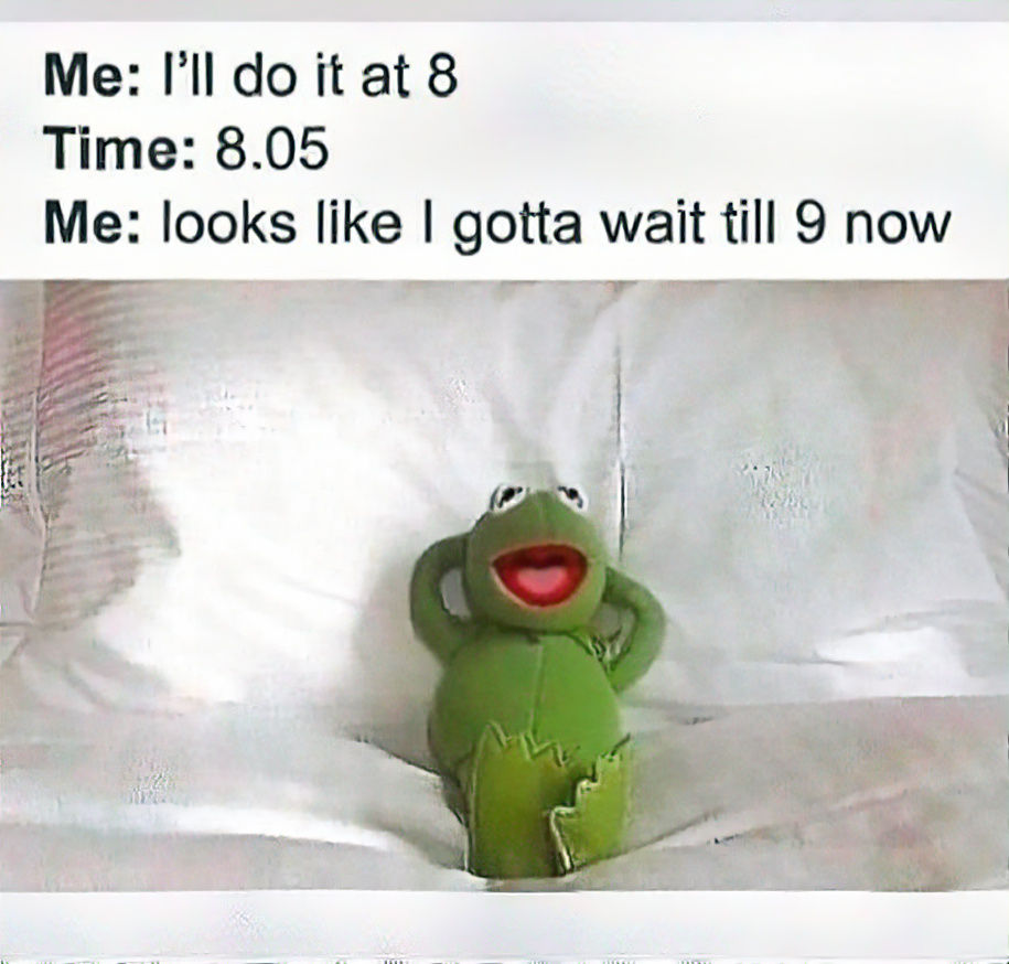 Well nighttime for me