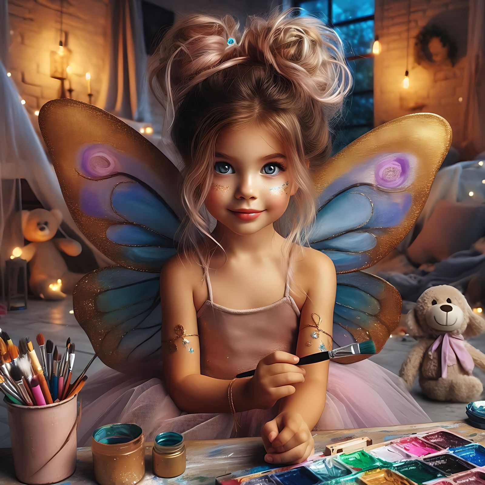 Playing dress-up 🧚‍♀️