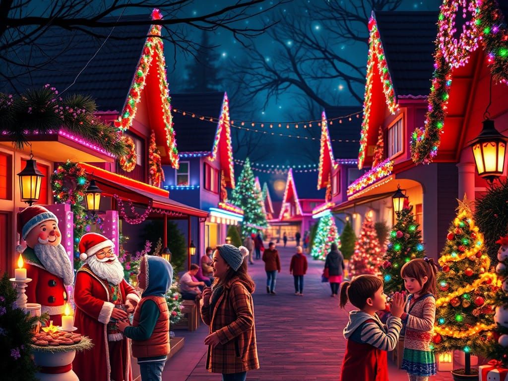 It is a beautiful night during an amazing and peaceful xmas eve.  by @SpriteStone