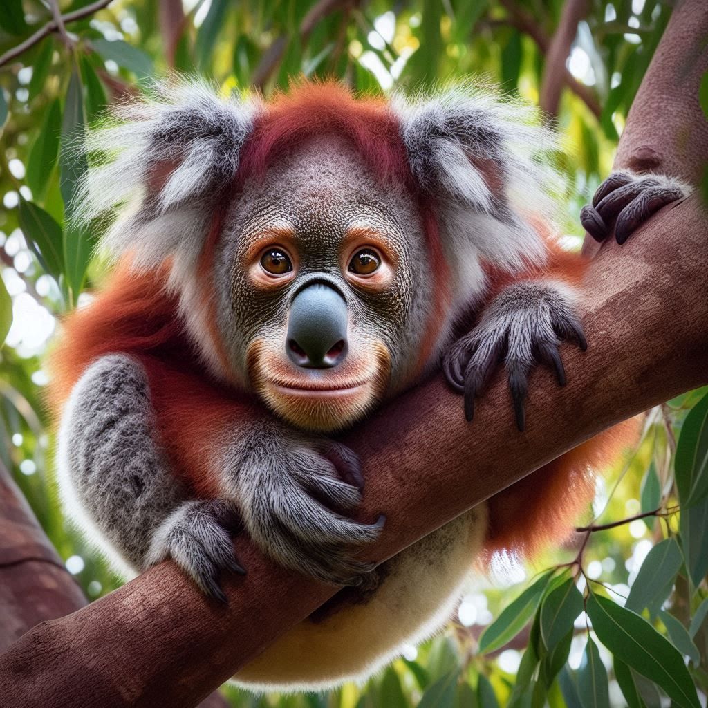 Orangutan and koala hybrid