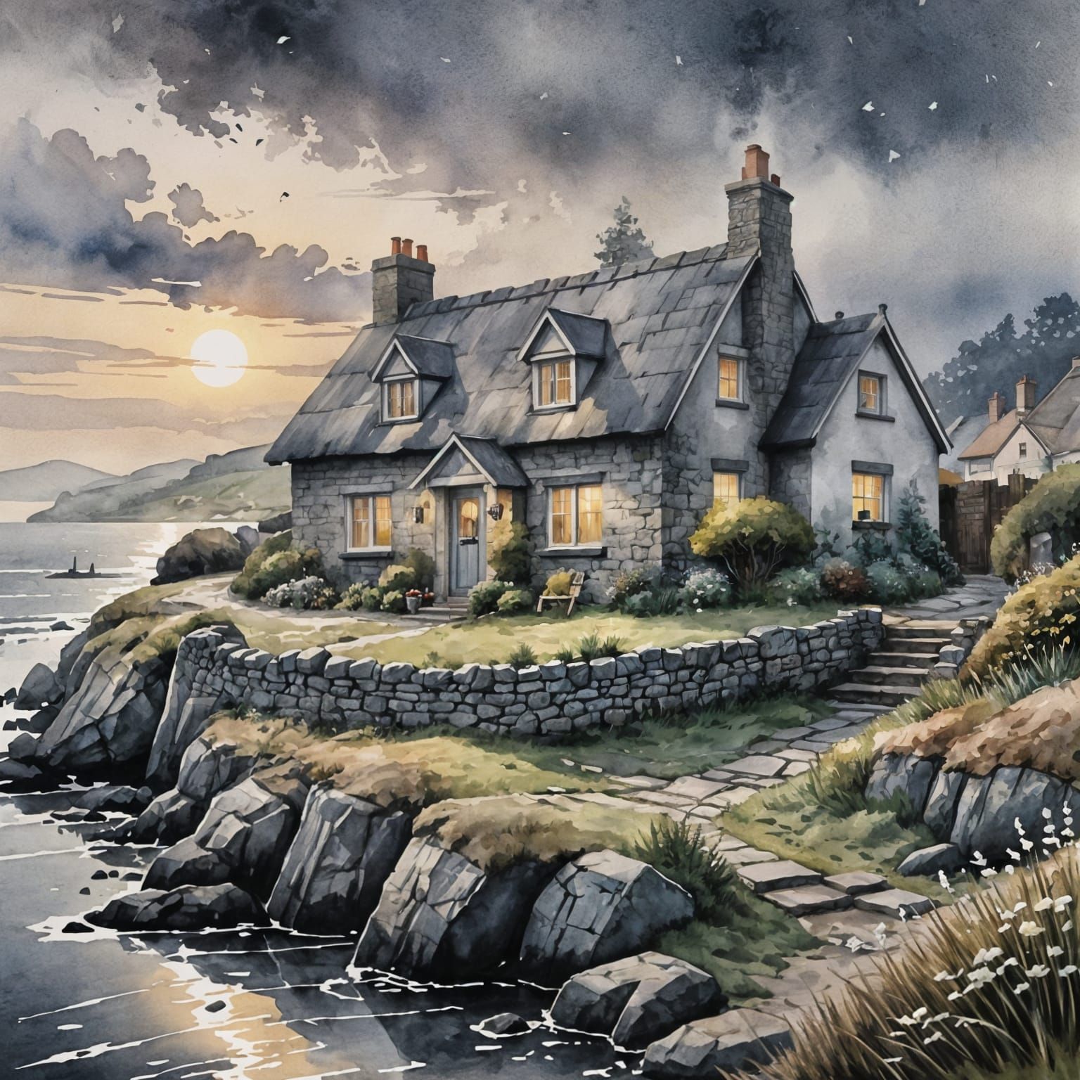 The grey house