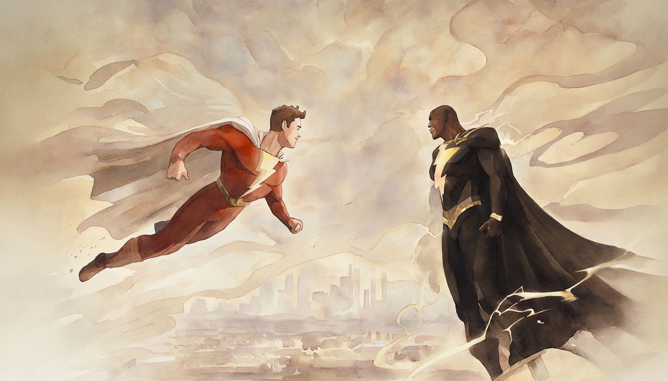 Shazam and Black Adam