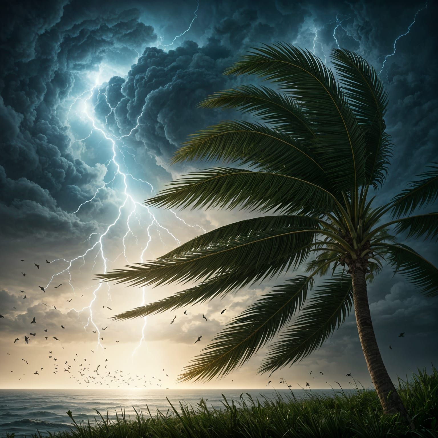 The Palm before the Storm