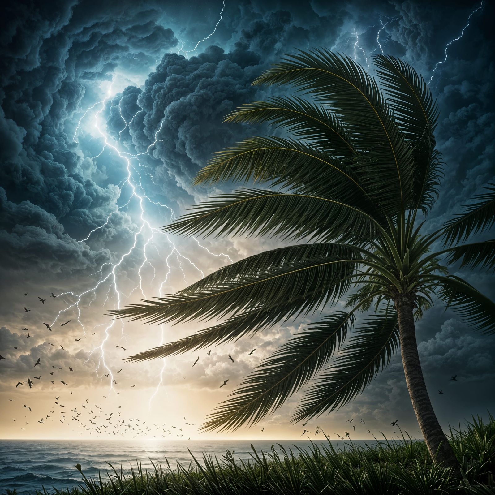The Palm before the Storm  by @TSharp 