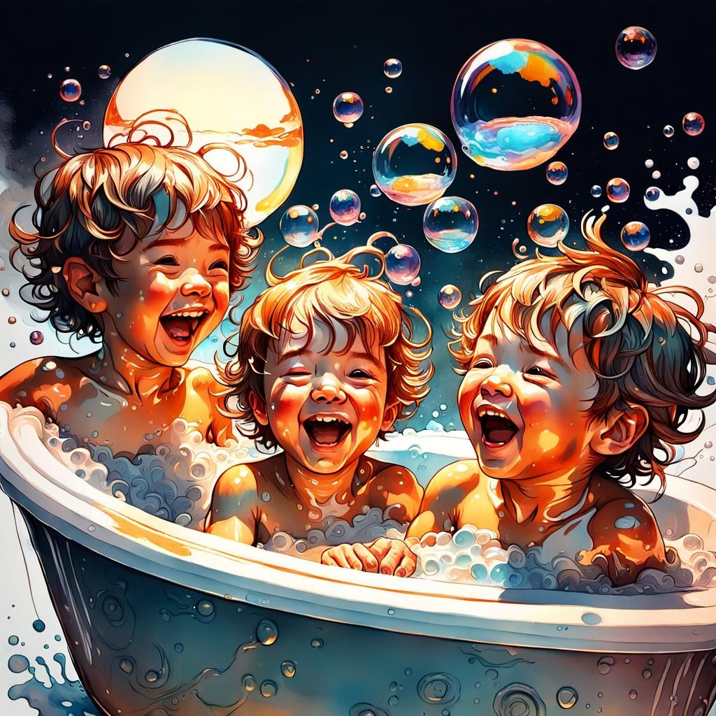 Bath time  by @Julie Mezua