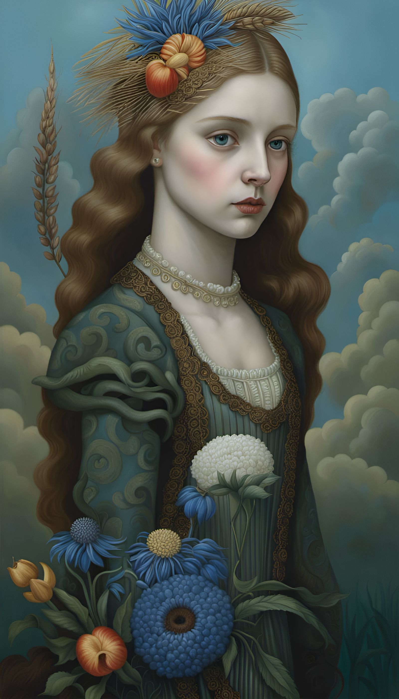 Lughnasadh Lizzie Riches, Mark Ryden, Henri Rousseau, hyperdetailed ...