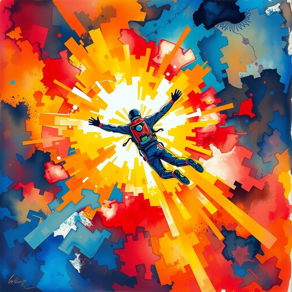 In a burst of glory  by @St_Moses