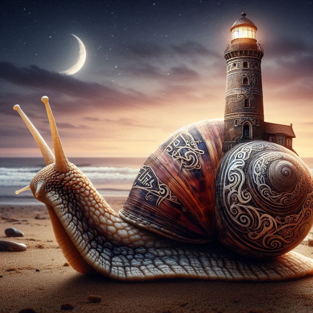 “…the lighthouse slowly moved along the shore…”  by @Dirk Danger