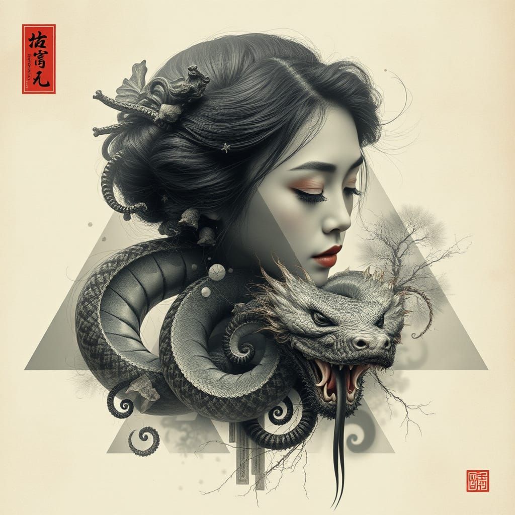 Mystical Serpent  by @sasha
