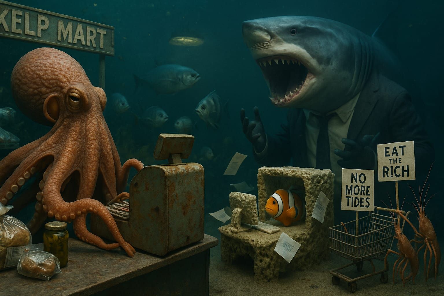 The underwater market