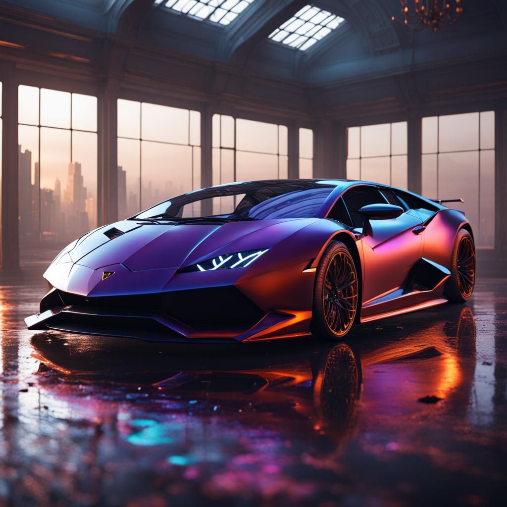 see through lamborghini