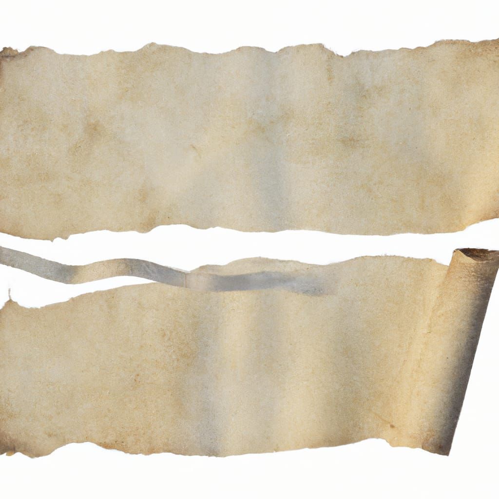 old paper ribbon