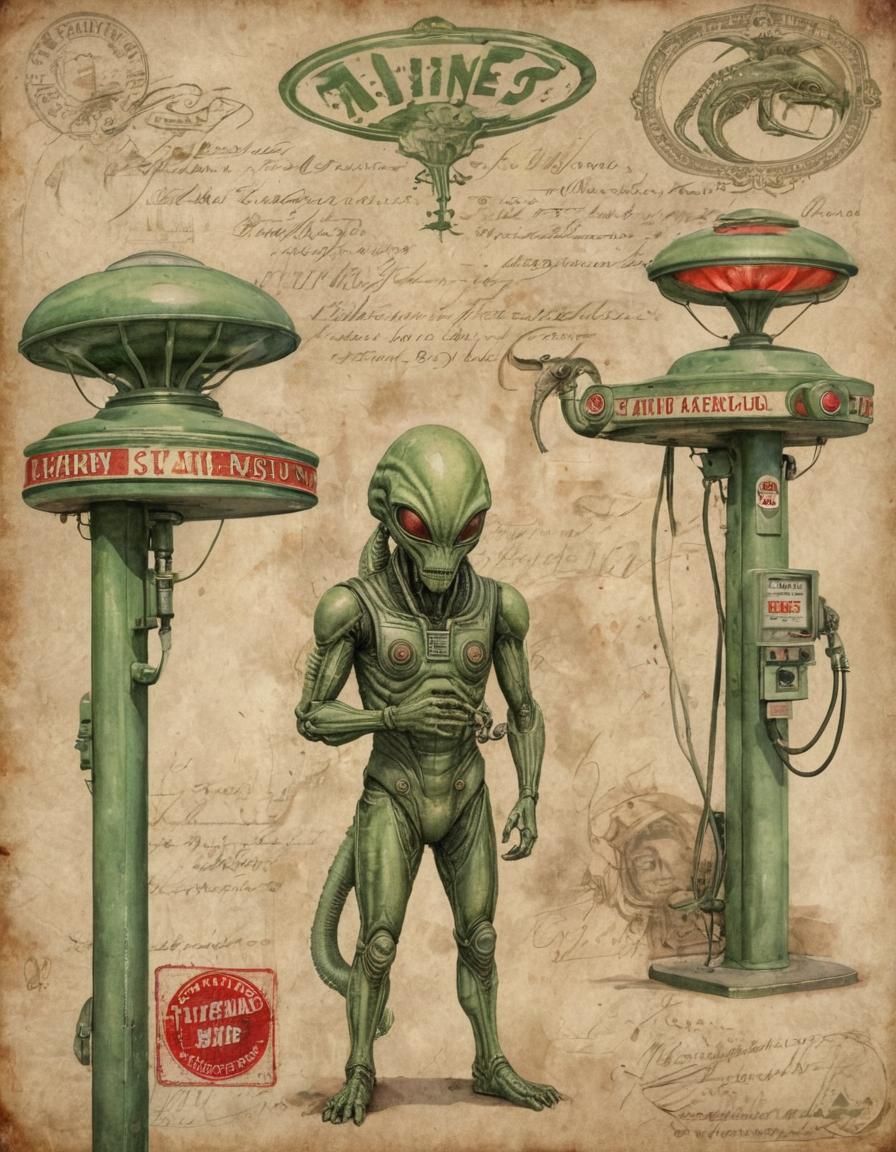Vintage alien