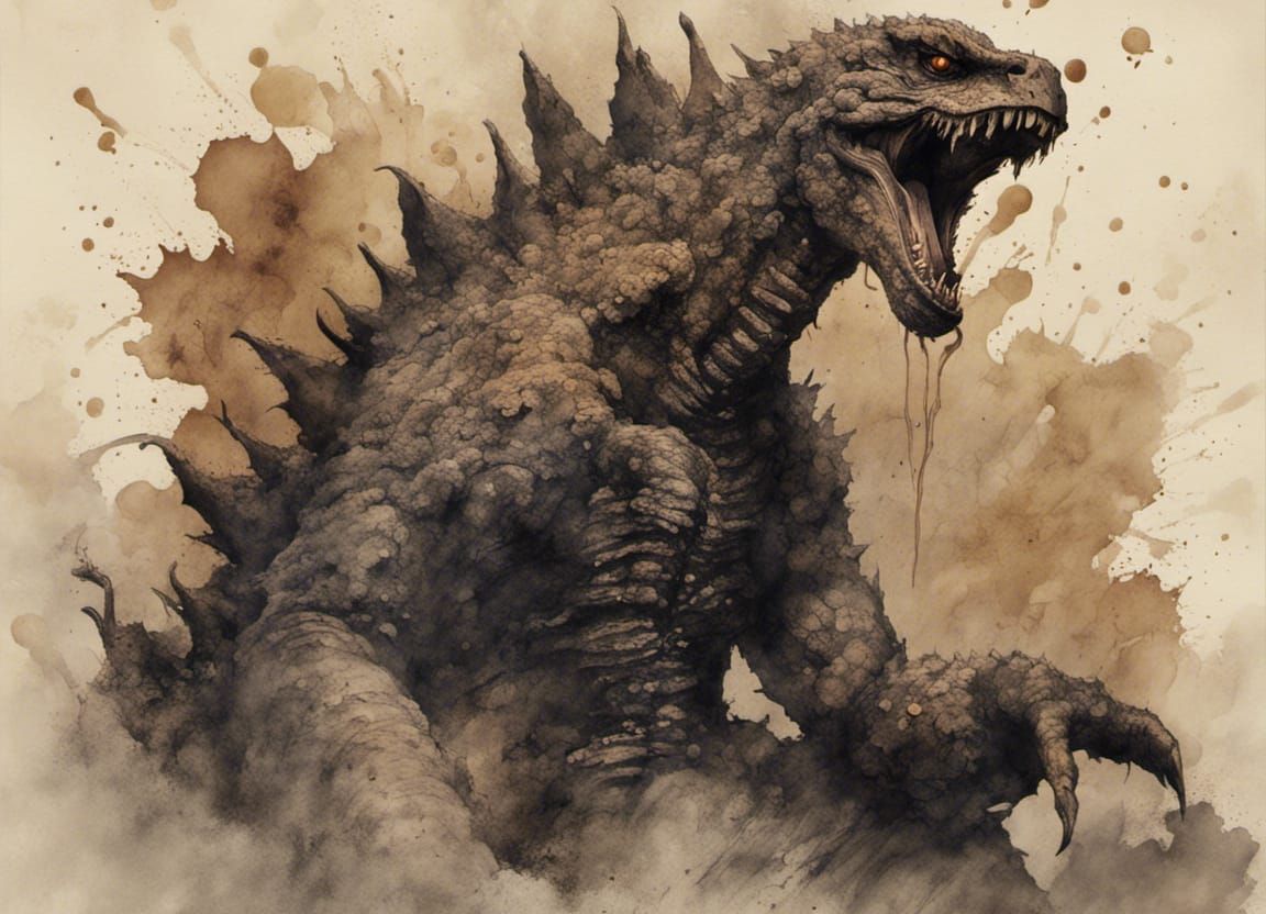 Godzilla Series: Coffee - AI Generated Artwork - NightCafe Creator