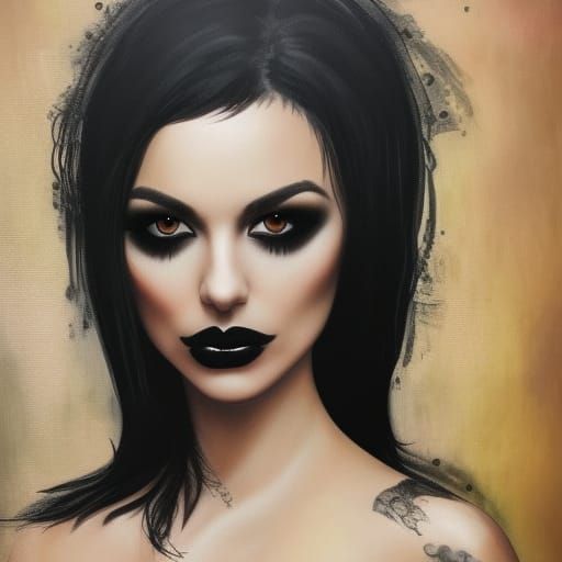 Paint It Black AI Generated Artwork NightCafe Creator