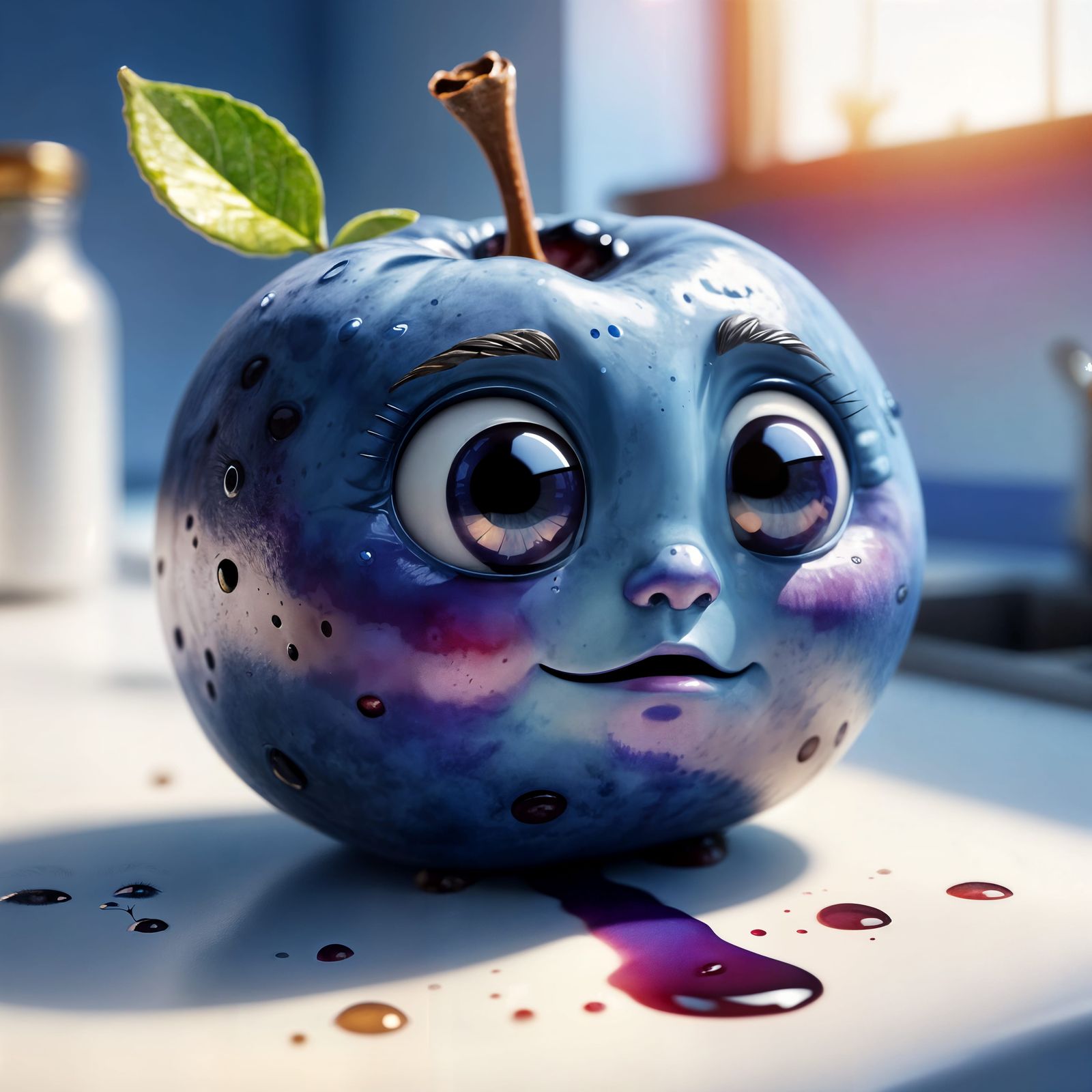 Blue Berry Doesn't Feel Berry Blue  by @Mormookiee