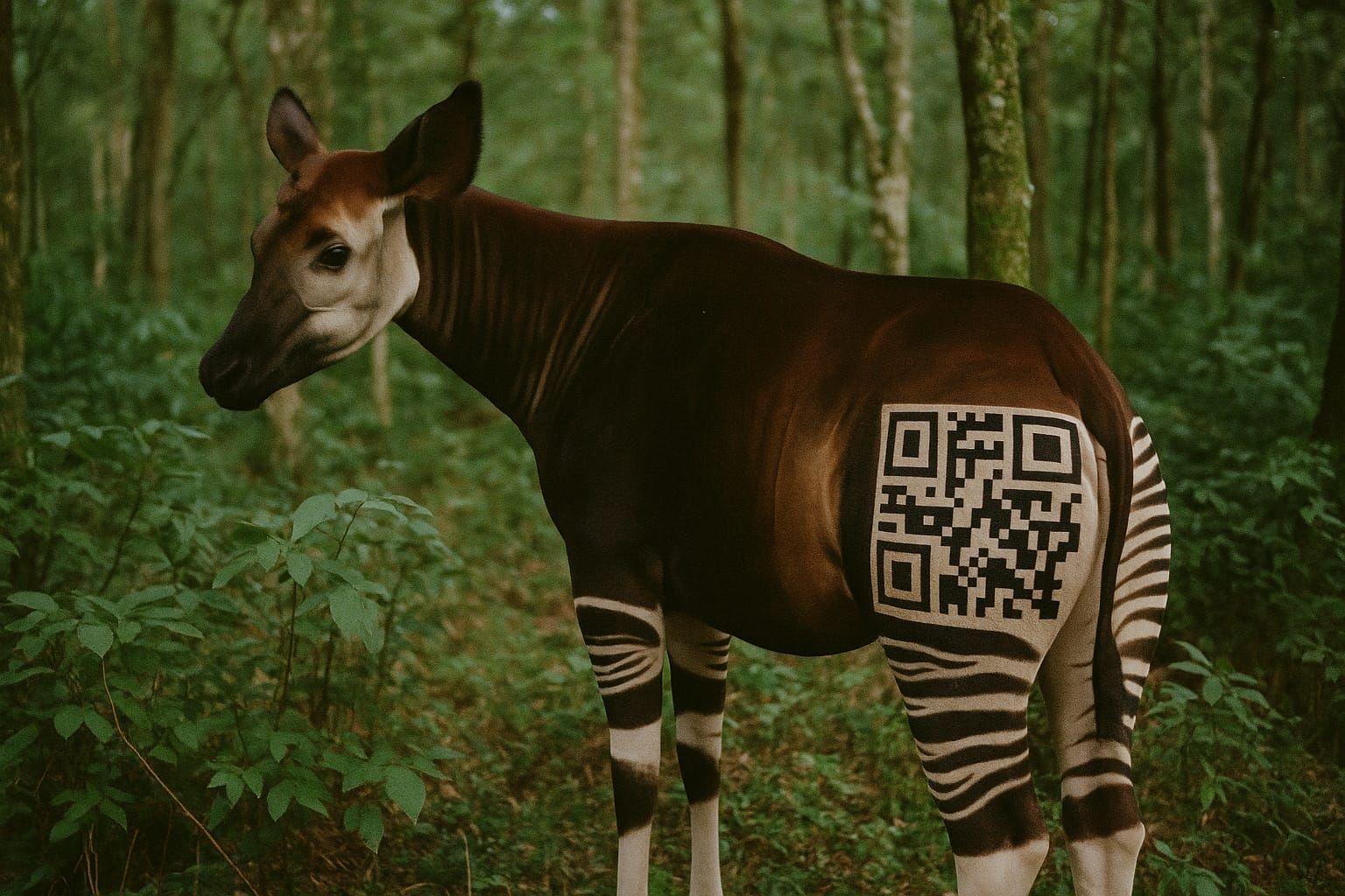 Genetically modified okapi