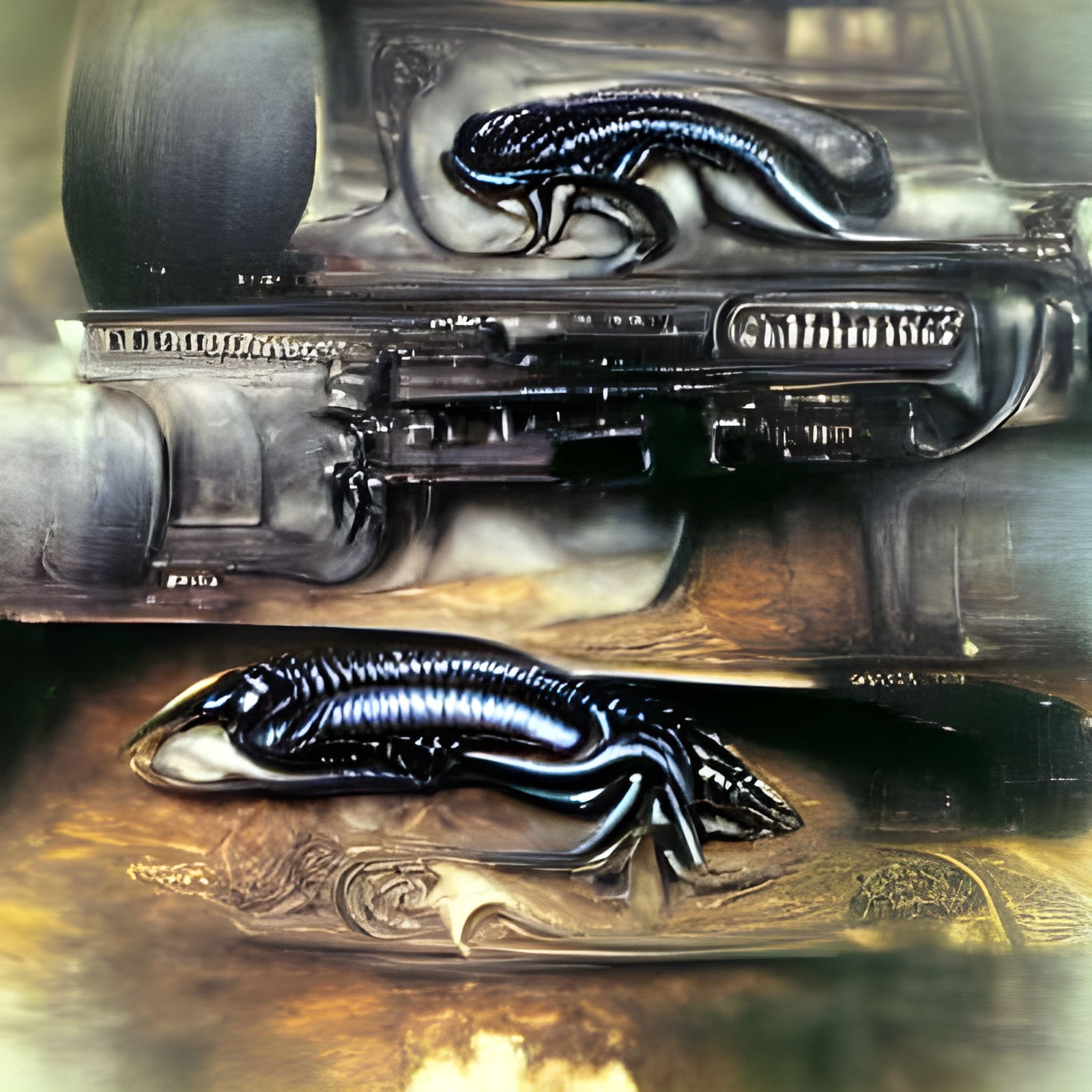 Salamander, via H.R. Giger