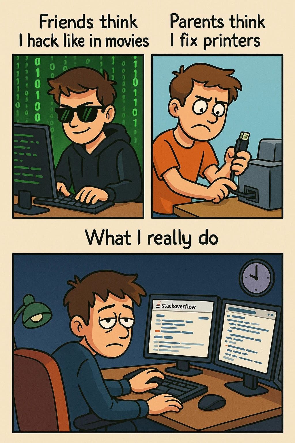 How they see me vs. how I really am.