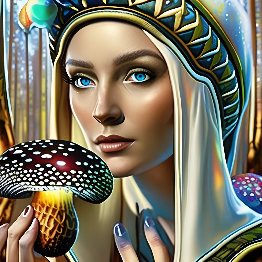 Magic Mushroom - AI Generated Artwork - NightCafe Creator