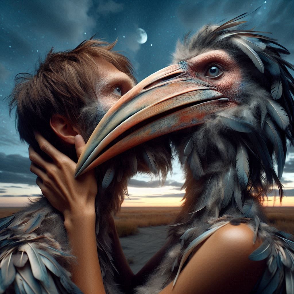 The people who transformed into birds.