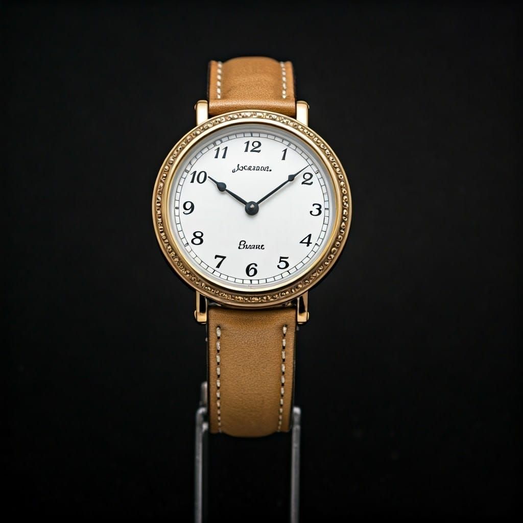 reloj con la aguja