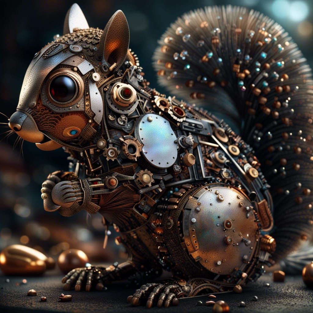 Squirrelmech  by @Cahlyn2230 