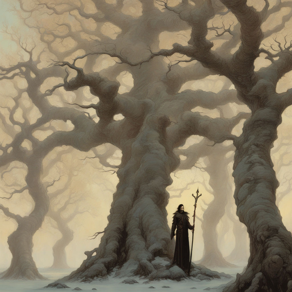 Trees by Gerald Brom - AI Generated Artwork - NightCafe Creator