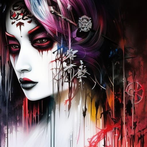 Undead Yakuza Samurai Assassin Concept Art