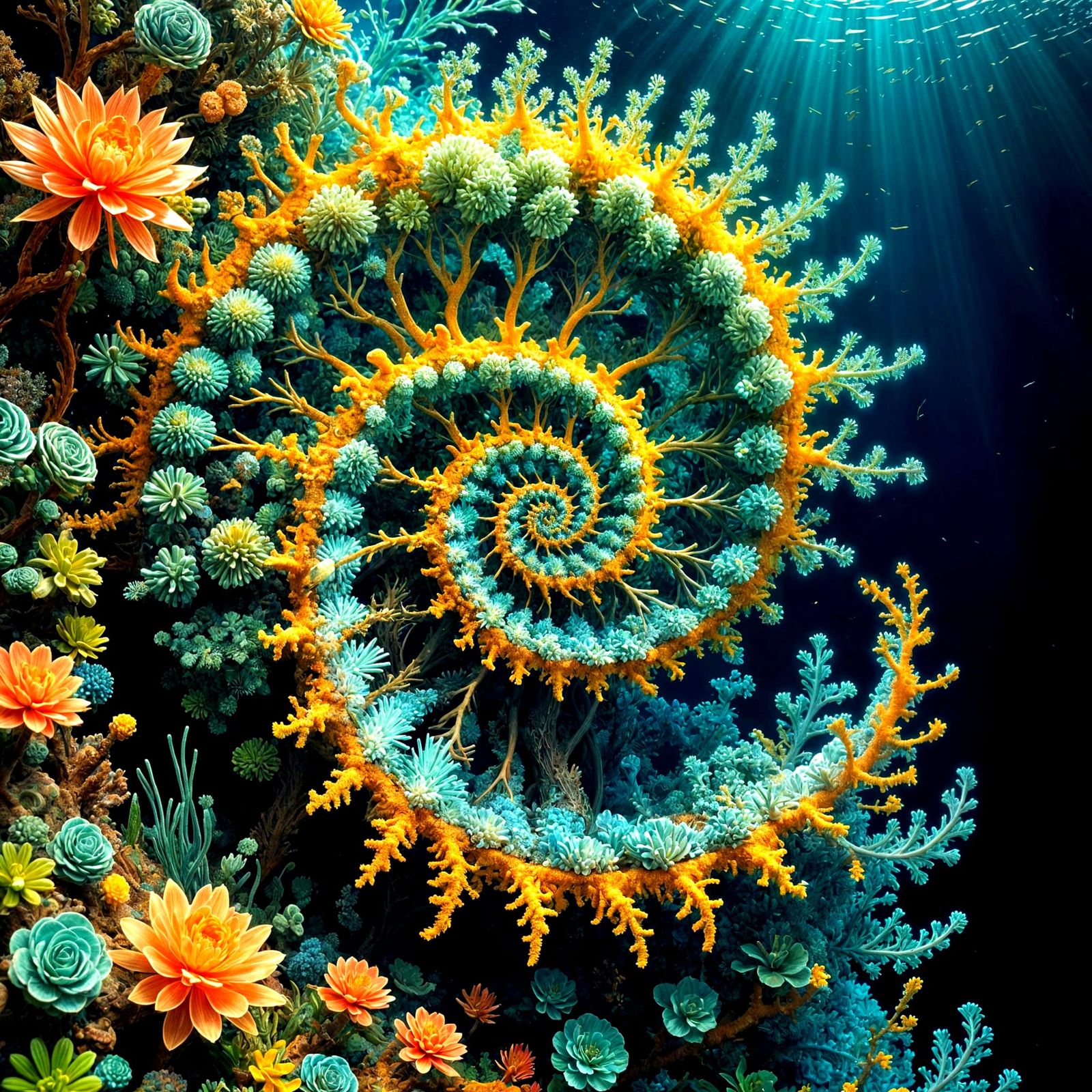 fibonacci deep colony  by @lawrencelot