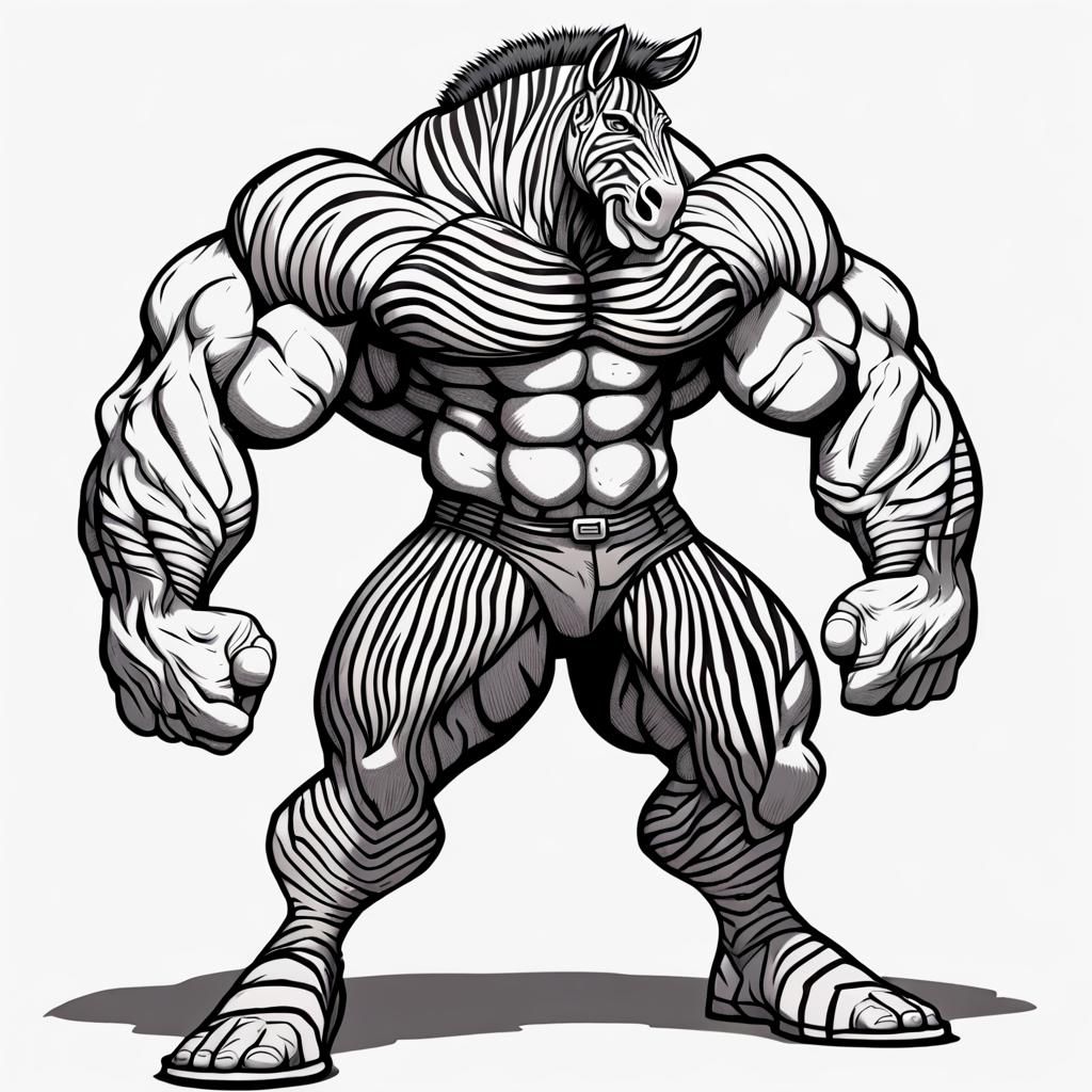 Zebra Musclemountain