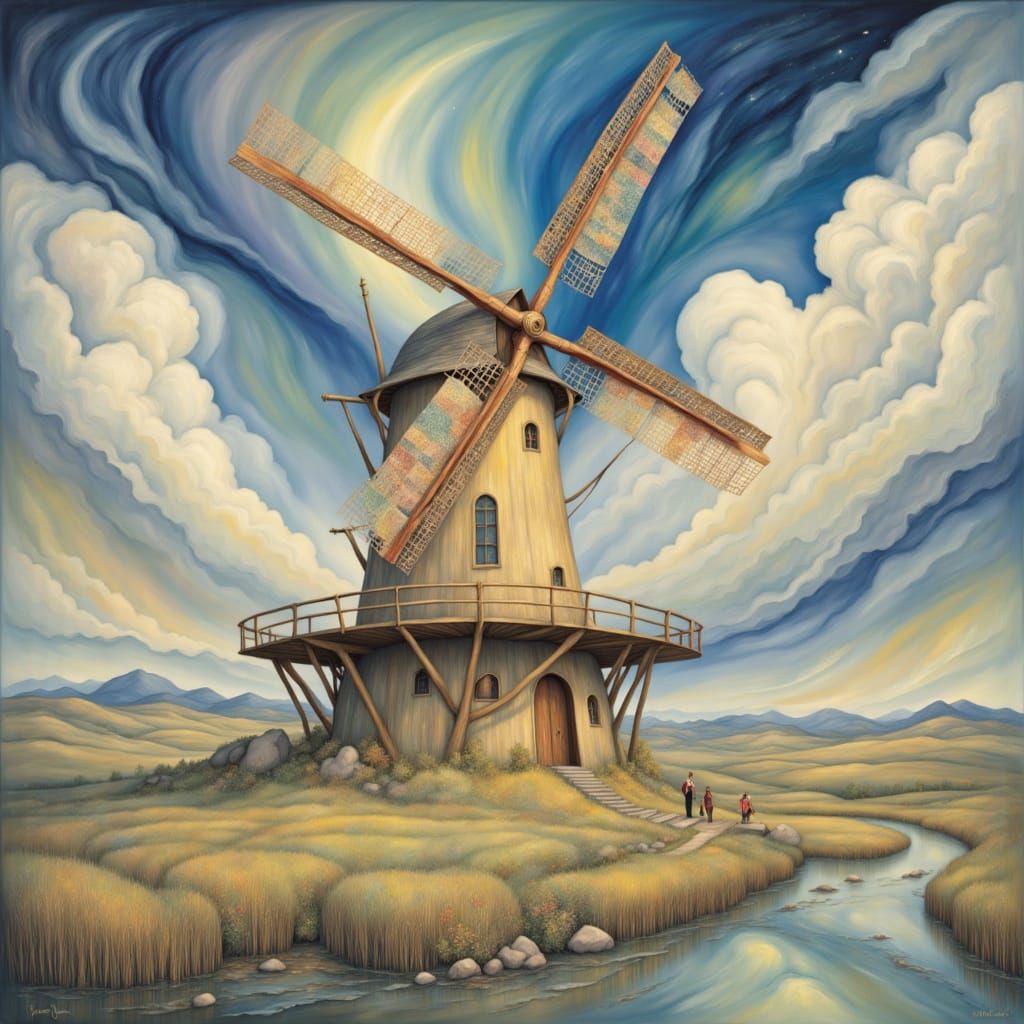 <lora:Misty Mystic:1.0> windmill
