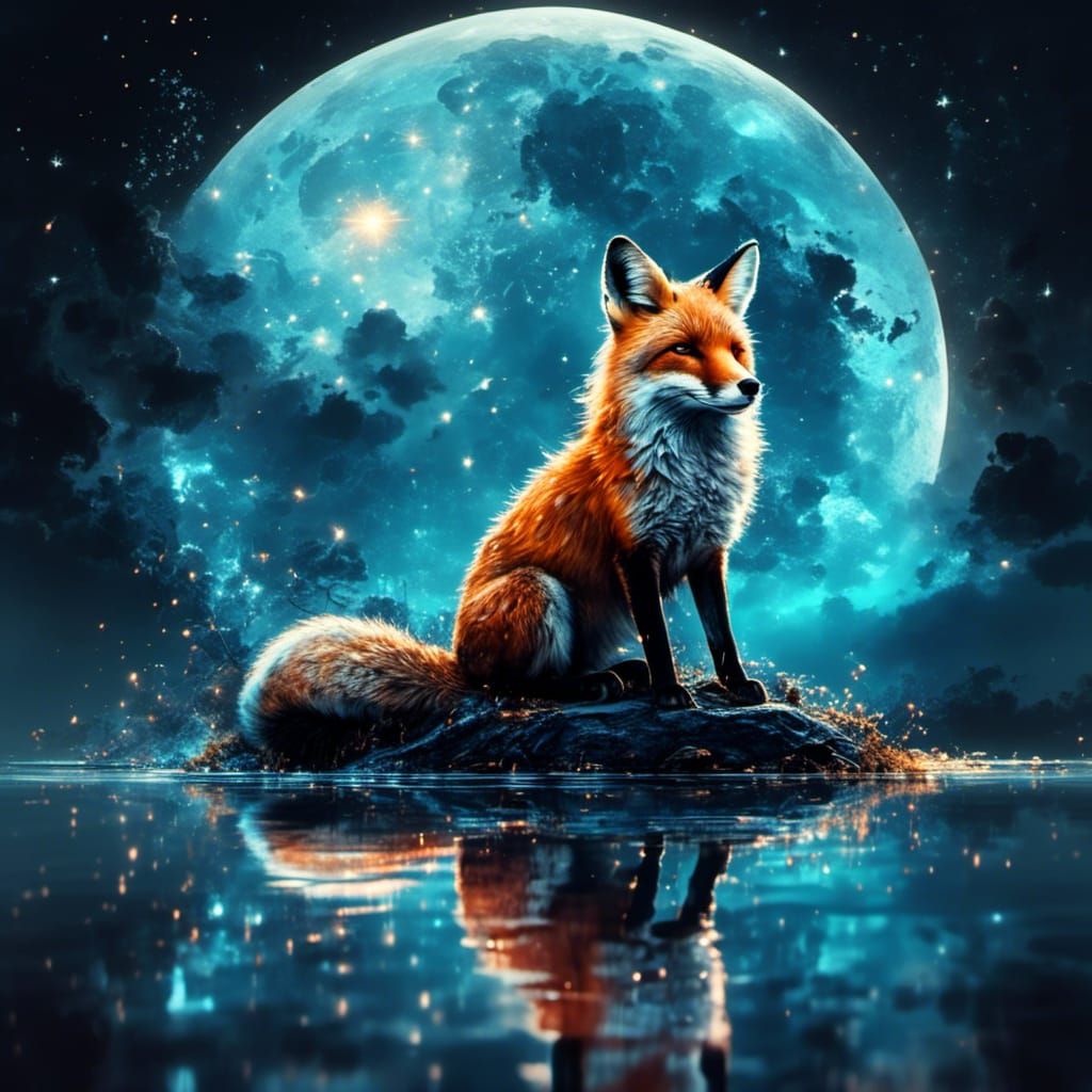 Serene fox