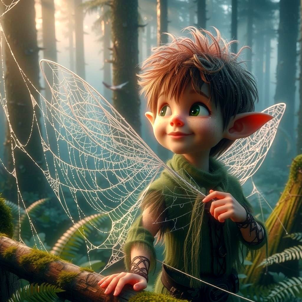 spiderweb - fairy boy