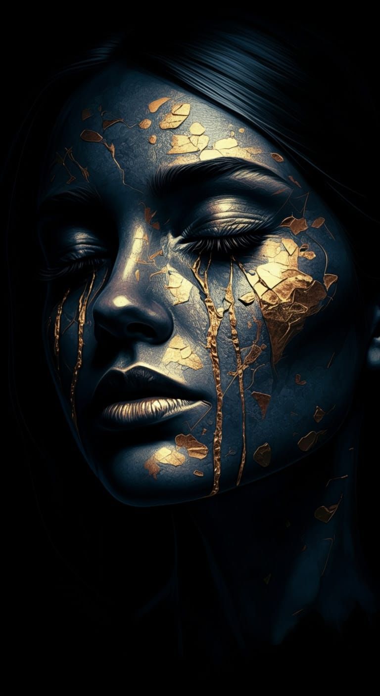 Cyberpunk Goddess Reveals Haunting Beauty