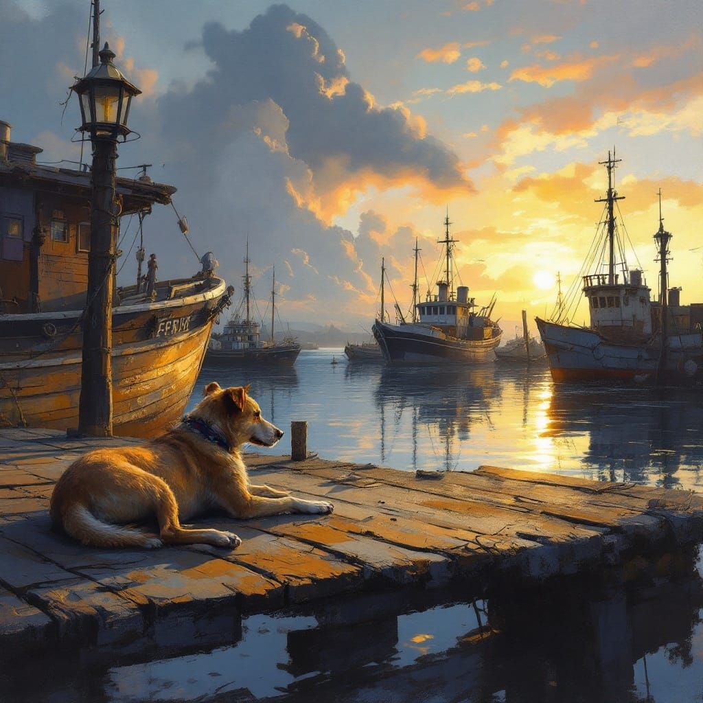 Fishing harbor  by @D Rivers