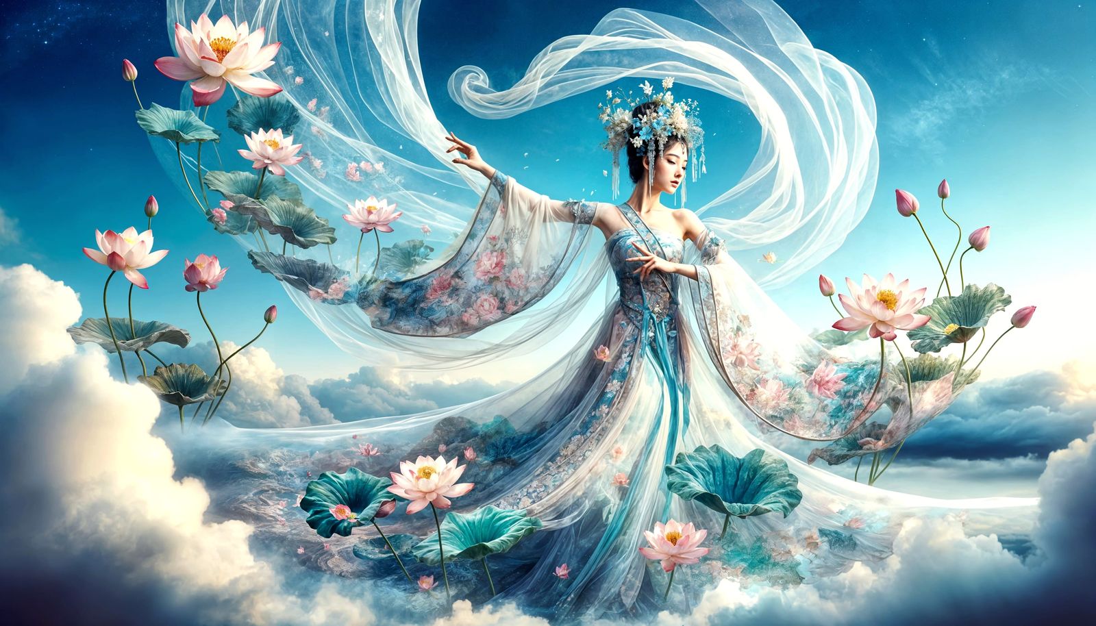 Dance of Lotus Fairy  by @Alchemi108