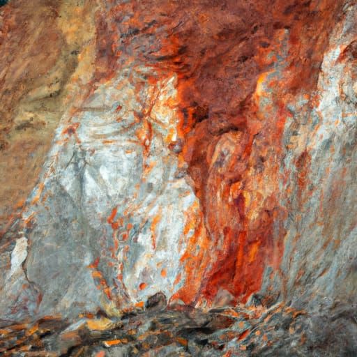 stained  cliff