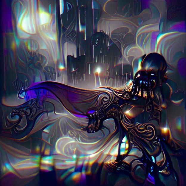 Grimdark Art Nouveau - AI Generated Artwork - NightCafe Creator