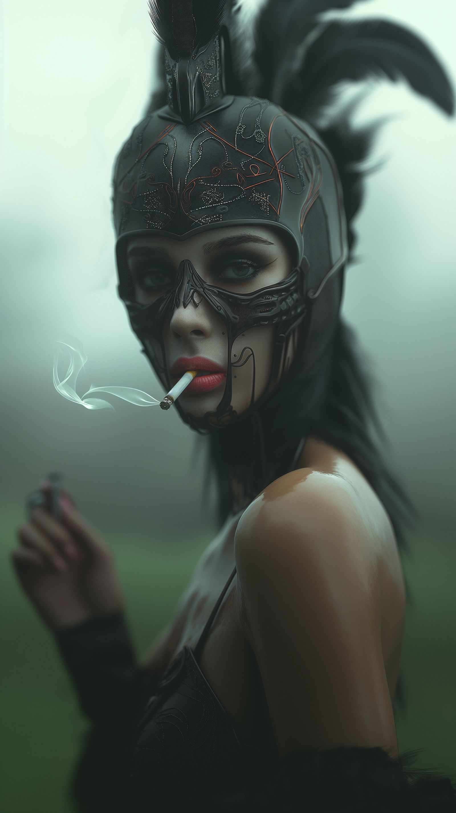 Smoke Break on Location Shoot