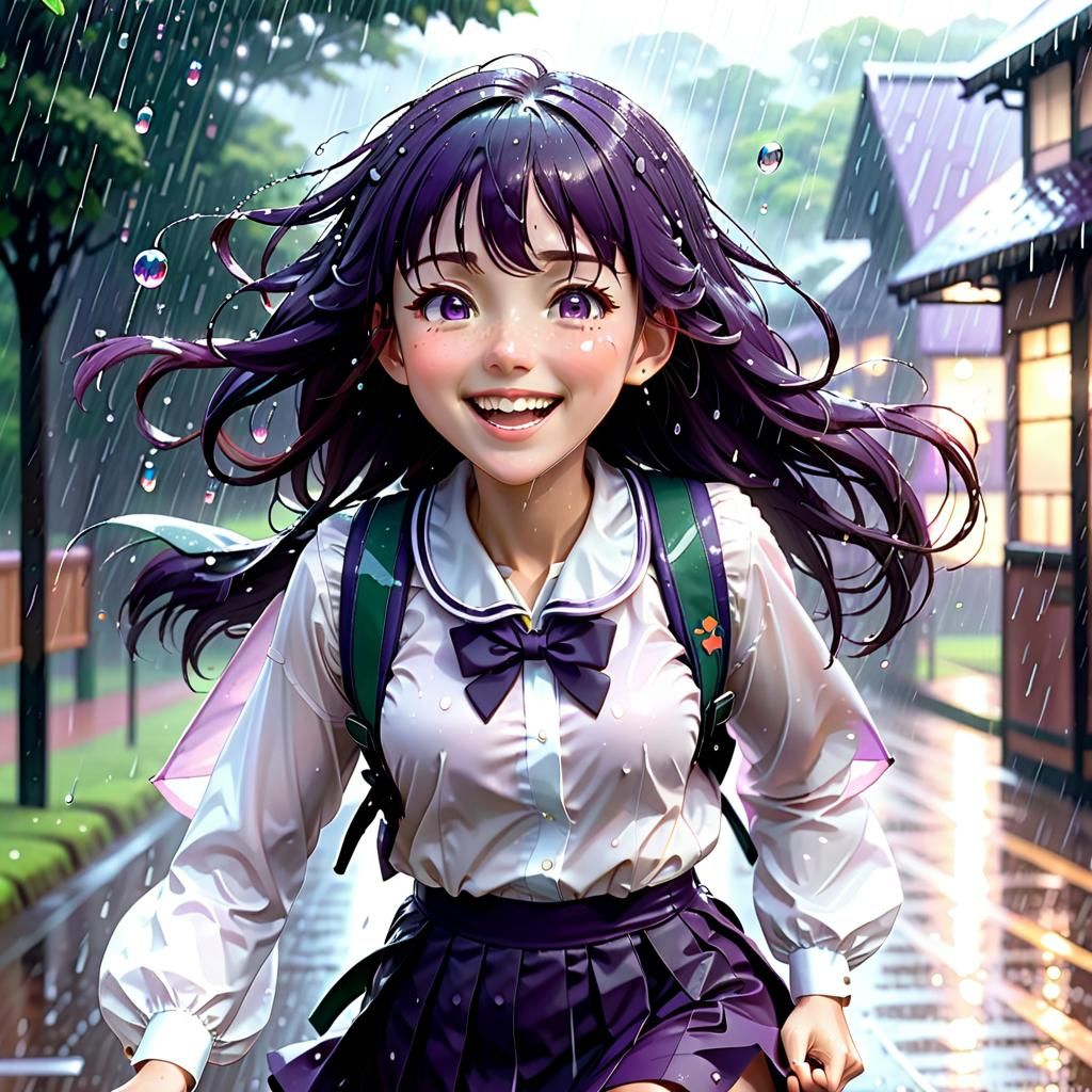 who cares the rain?  by @Sari