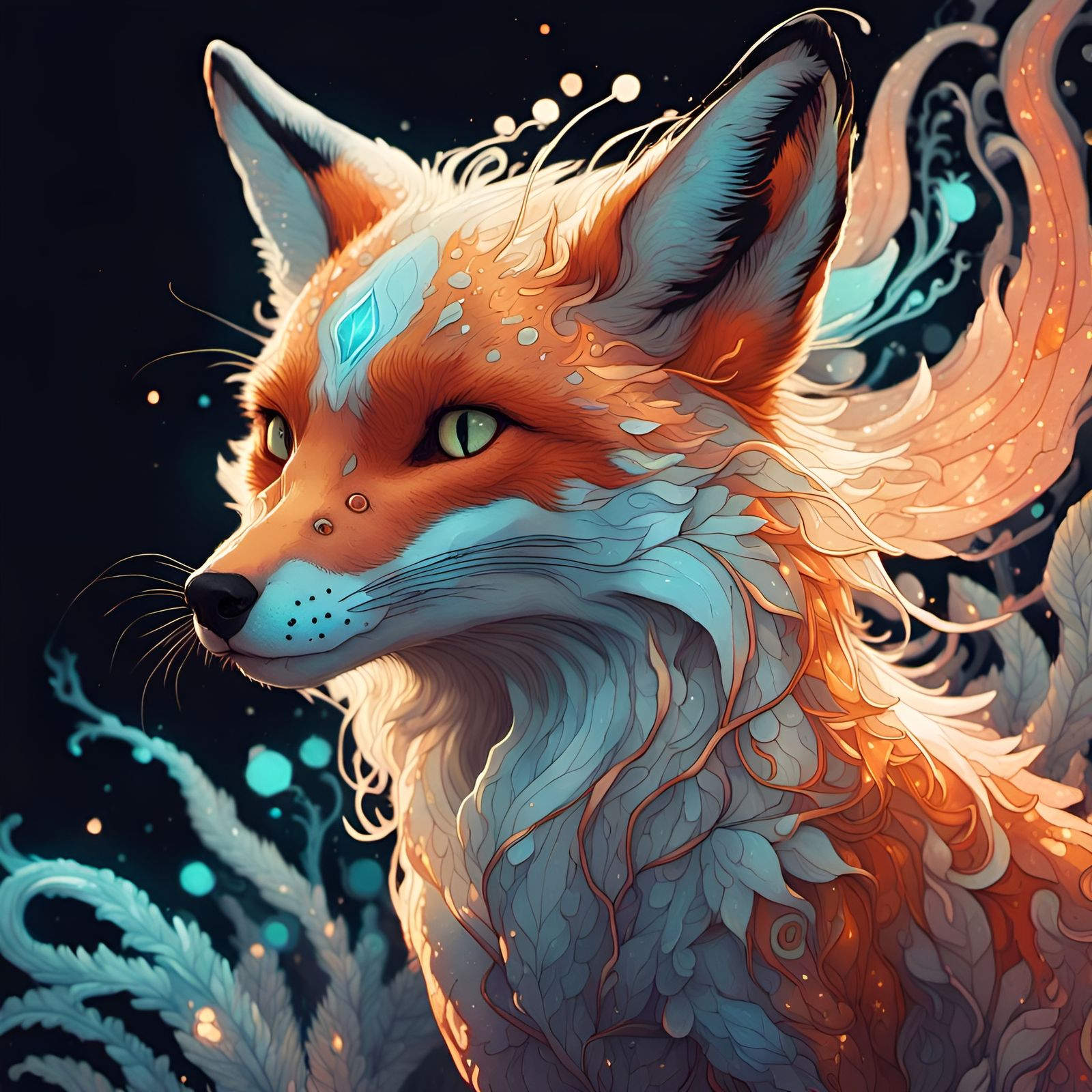Fox. - AI Generated Artwork - NightCafe Creator